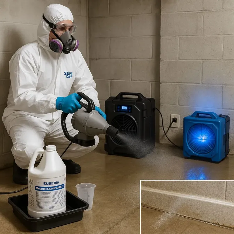 Sanitization and Odor Removal process in Holly Springs, MS