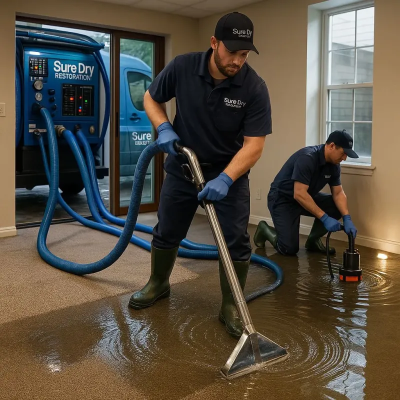 Water Extraction and Removal process in Holly Springs, MS
